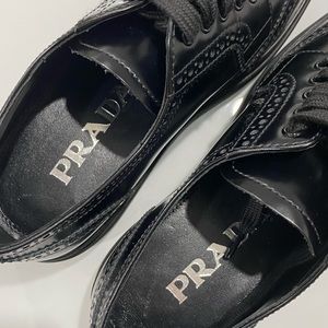 Authentic Prada Platform Brogues - Size 36.5 BNIB